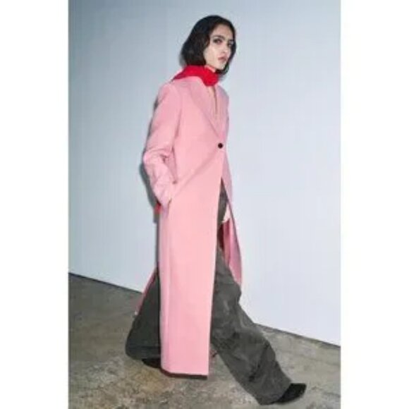 ZARA ZW COLLECTION LIMITED EDITION LONG COAT - Picture 5 of 7